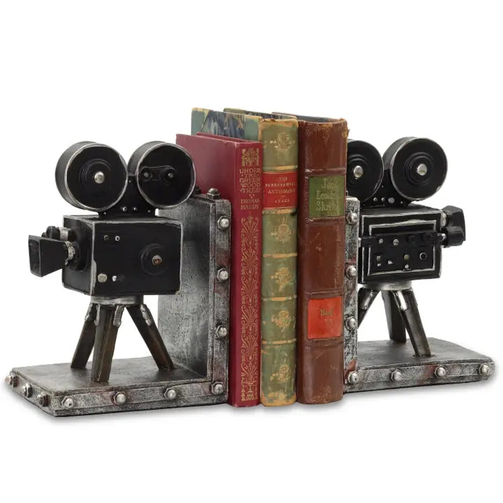 Vintage Camera Bookends - 27.3cm