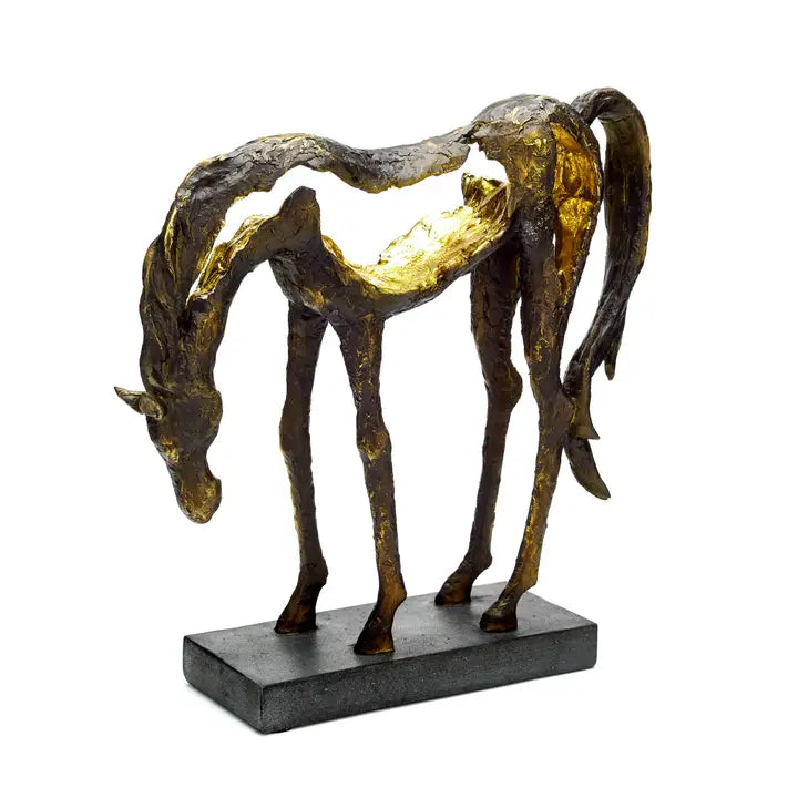 Grazing Horse Statue - 33cm