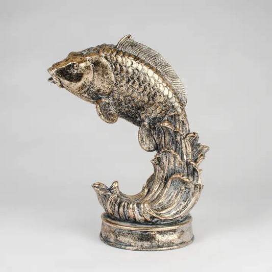 Leaping Fish Silver - 34cm