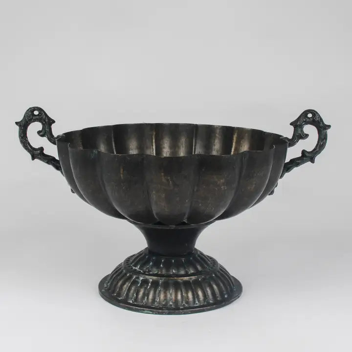 Roman Bronze Handled Planter - 38cm