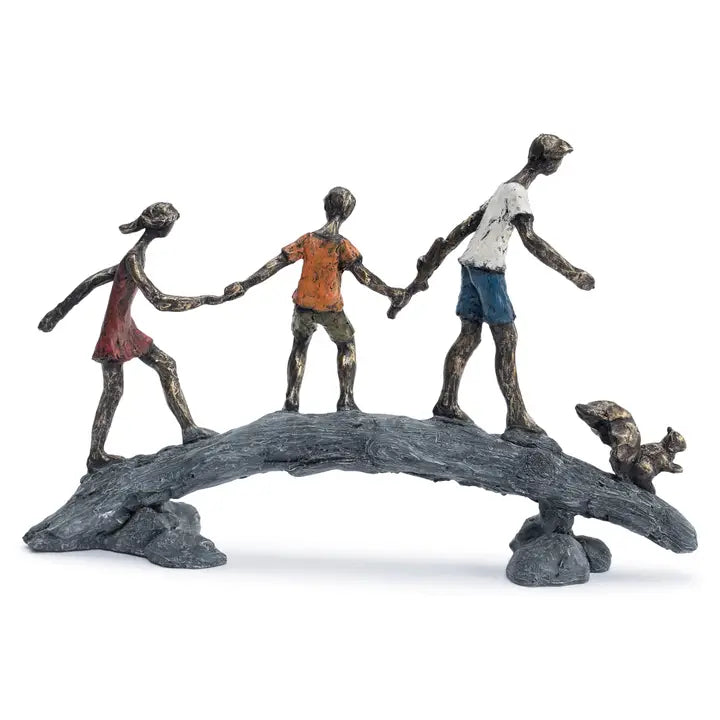 Children On A Bridge - 36cm