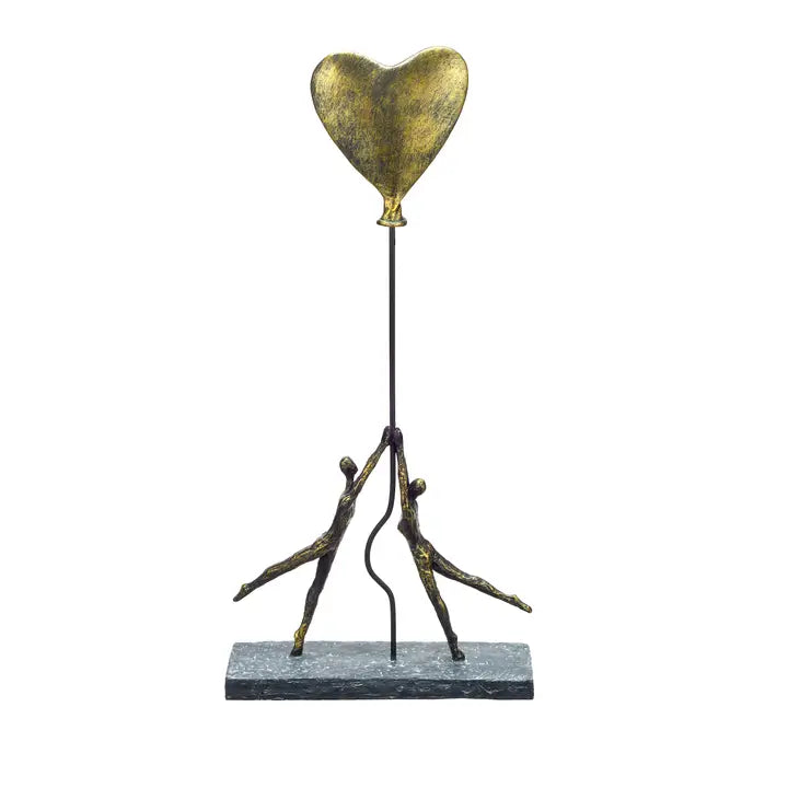 Couple with Heart Balloon - 54cm