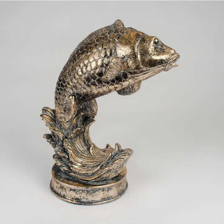 Leaping Fish Silver - 34cm