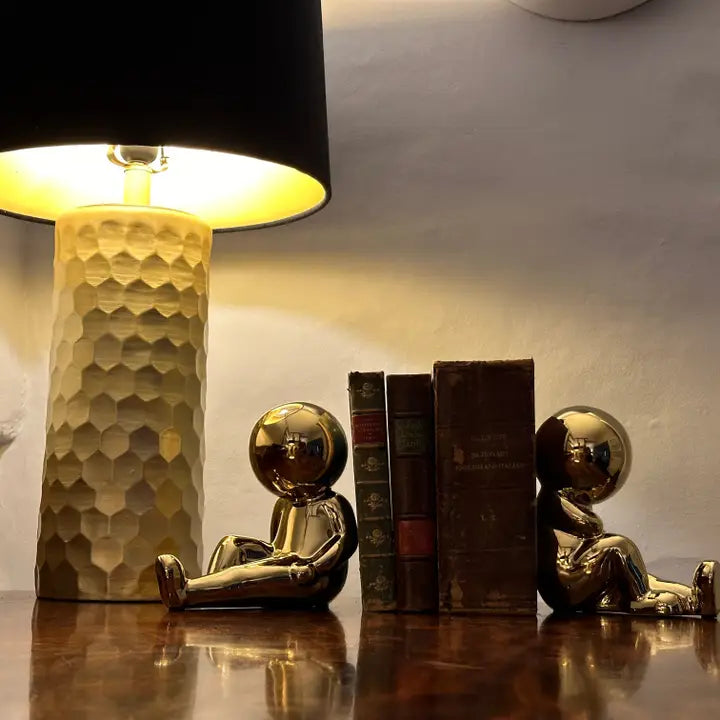 Jelly Babies Bookends - Gold - 17cm