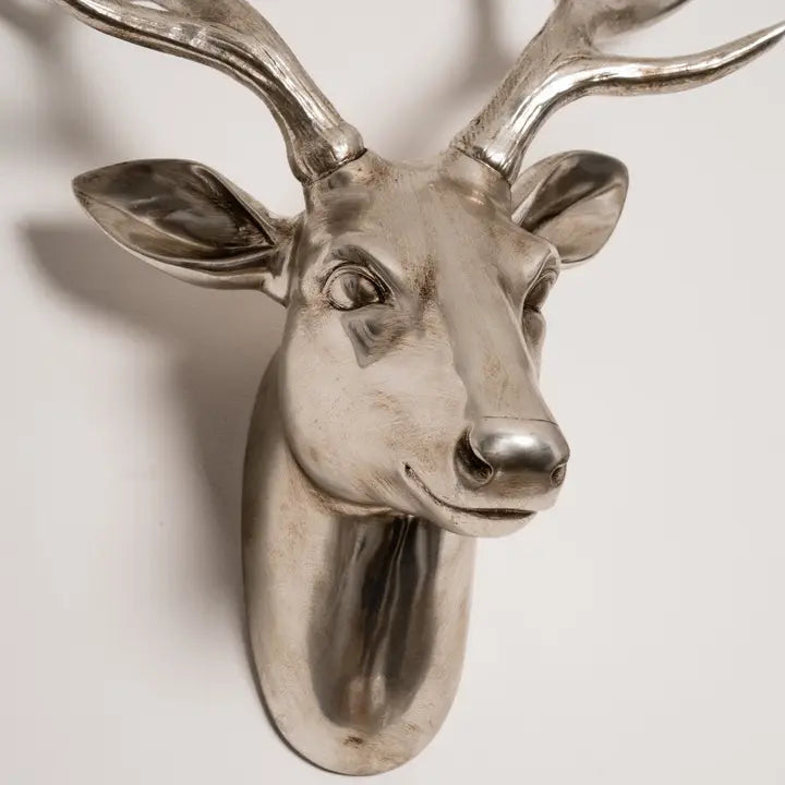 Champagne Stag Head - 43cm