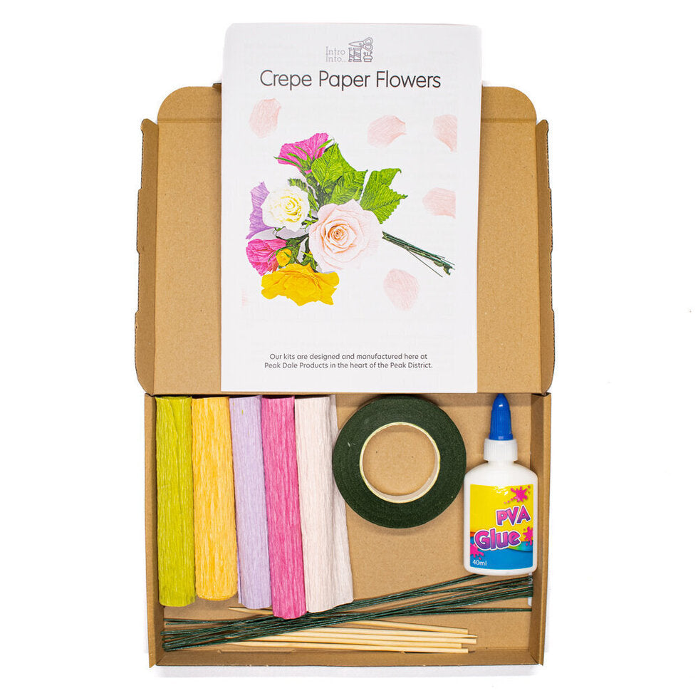 Introductory Crepe Paper Flowers Kit - Crepe Paper Flowers