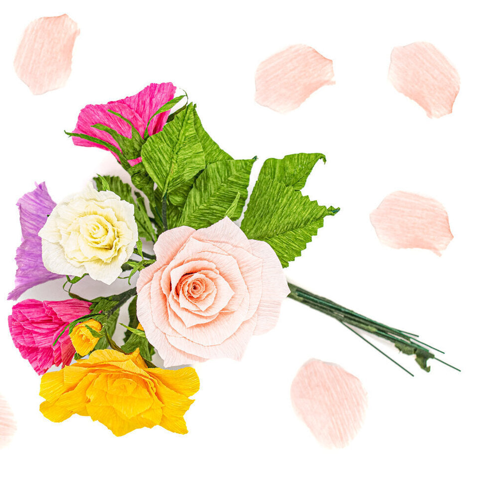 Introductory Crepe Paper Flowers Kit - Crepe Paper Flowers