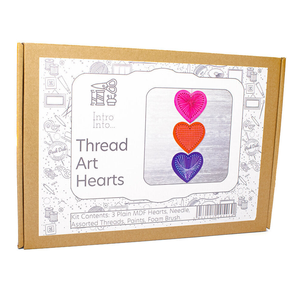 Introductory Thread Art Kit - Heart Thread Art Kit