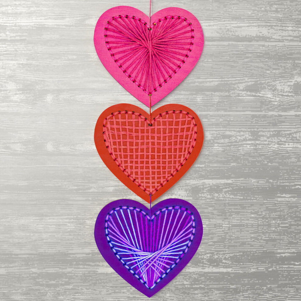 Introductory Thread Art Kit - Heart Thread Art Kit