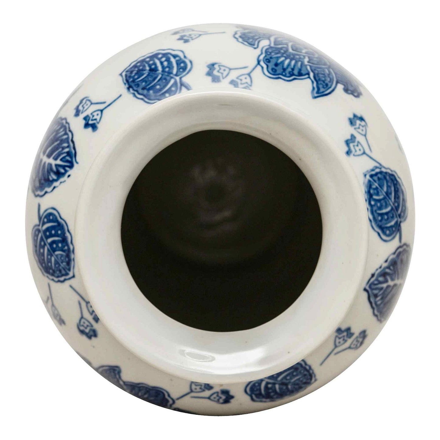 Blue and White Anemone Vase - 31.5cm