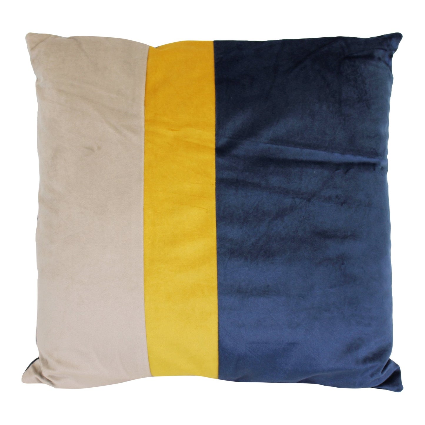 Panel Blue Cushion - 35cm