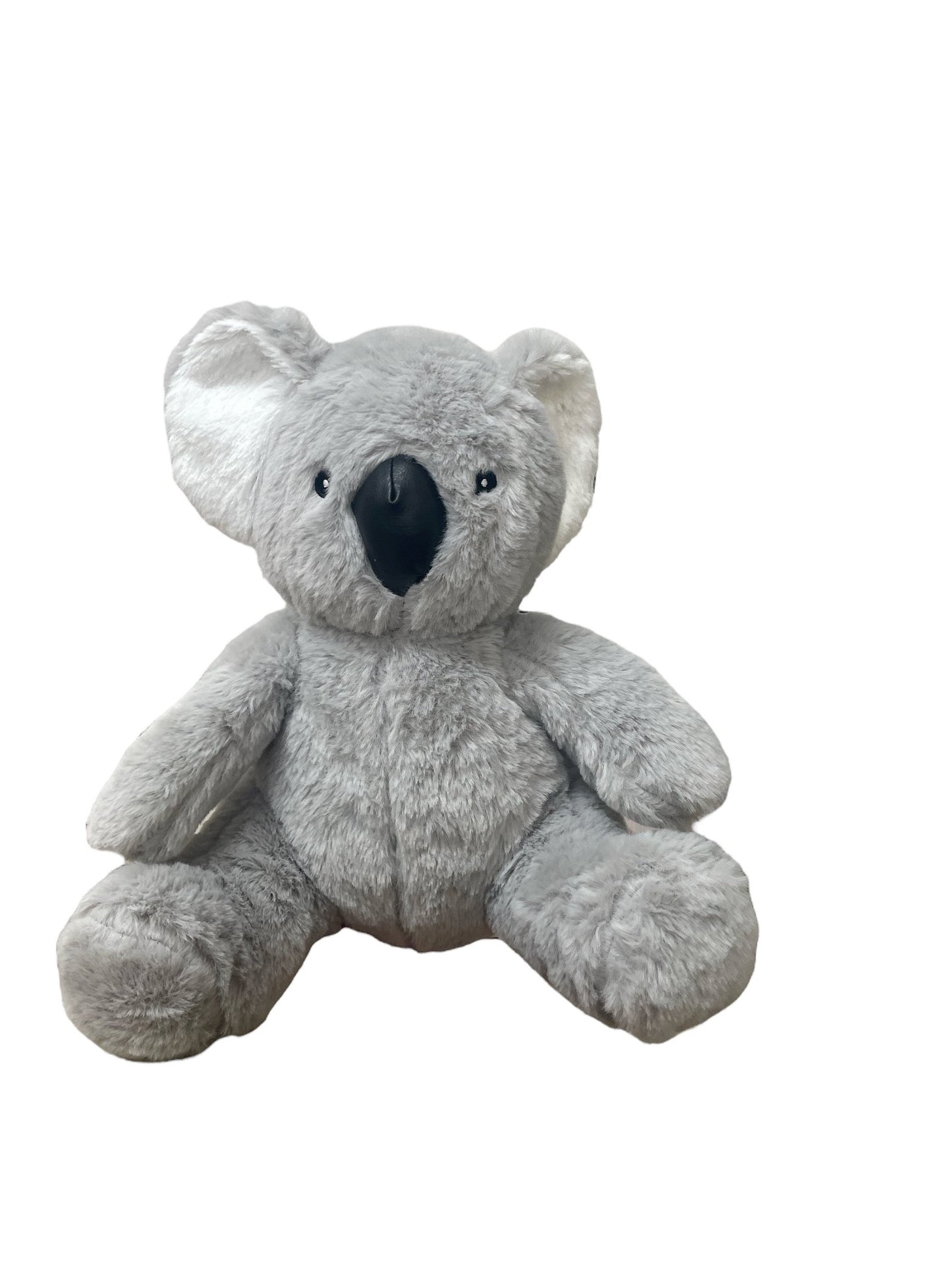 Grey Fluffy Koala Bear Door Stop - 31cm