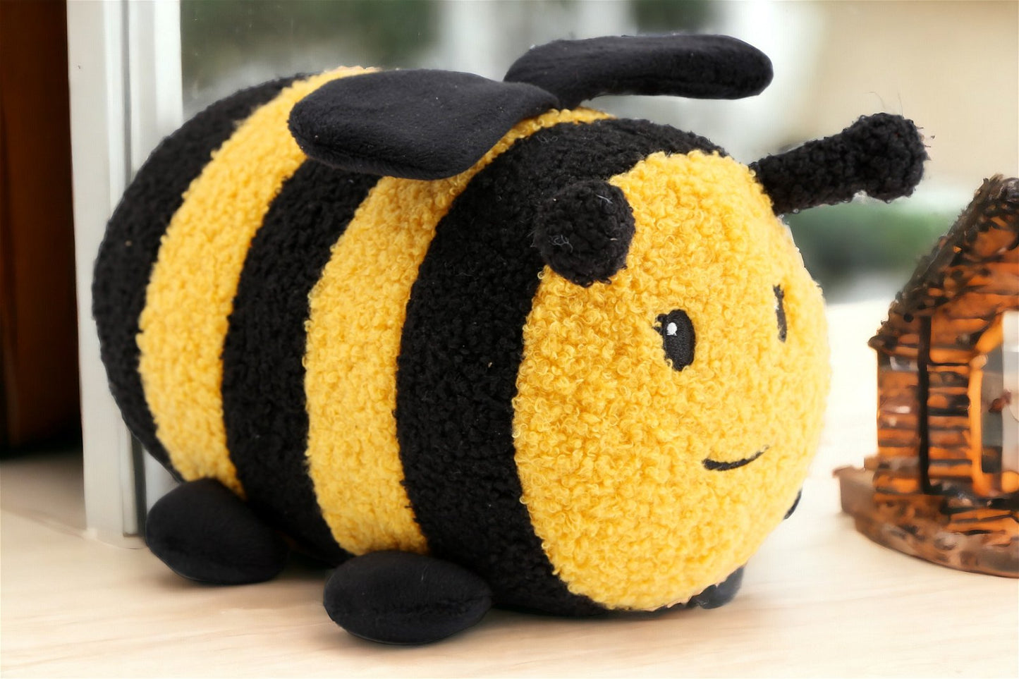 Plush Bee Doorstop - 25cm