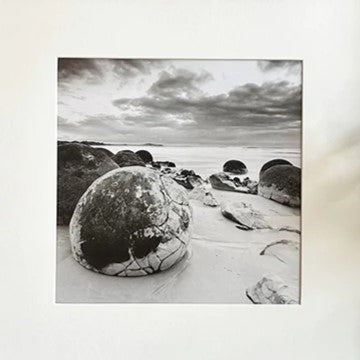 Coastal Framed Wall Art - Sepia Seascape Pictures 40cm