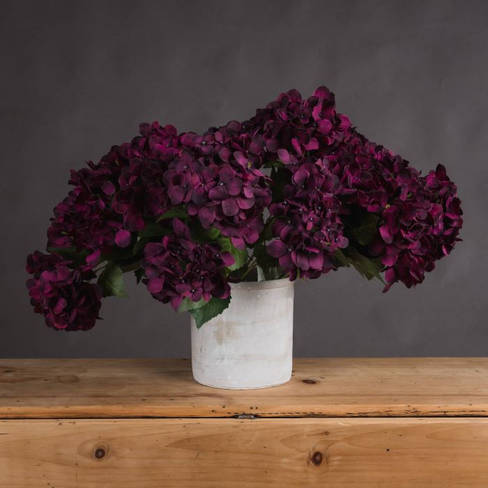 Purple Hydrangea Artificial Flower Bouquet 54cm