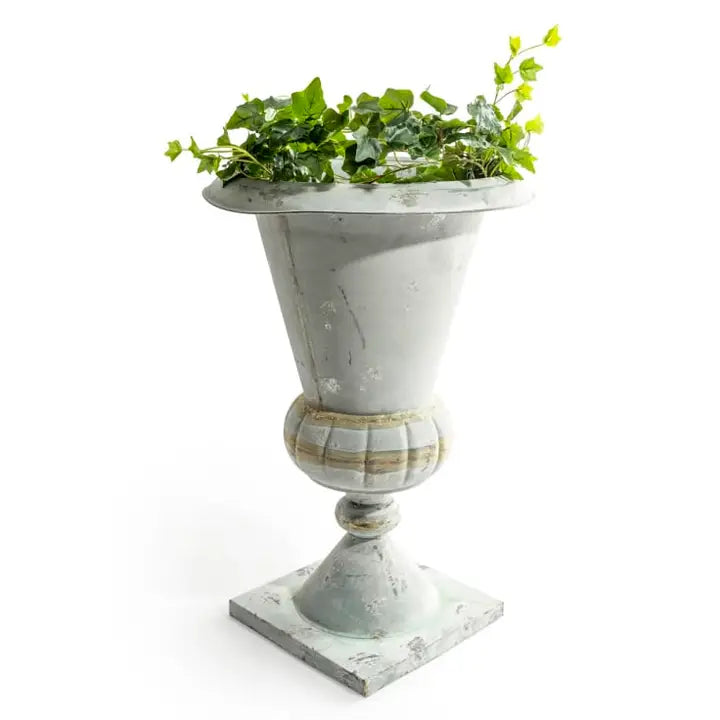 Extra Large Oxidised-Metal Effect Rustic Planter