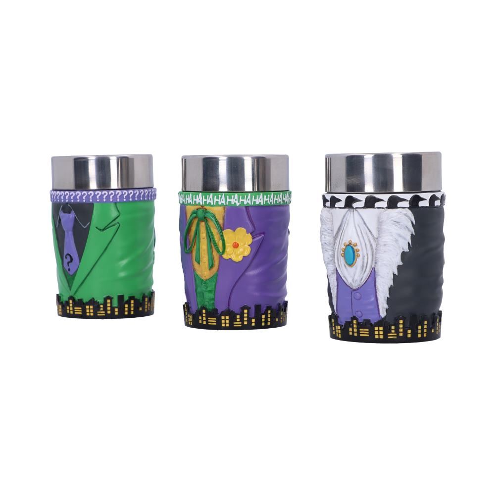 DC Batman Super-Villain Collectible Cup Set - Set Of 3