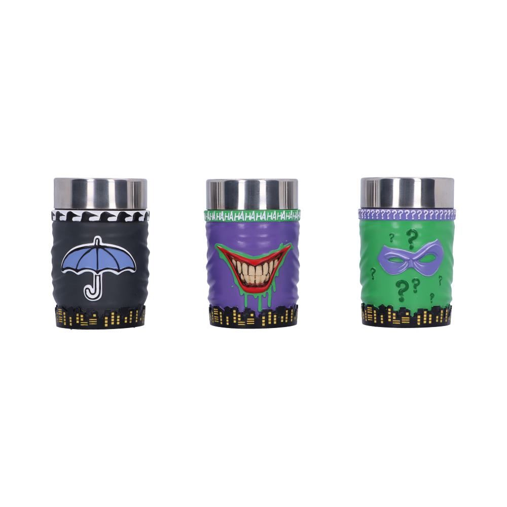 DC Batman Super-Villain Collectible Cup Set - Set Of 3