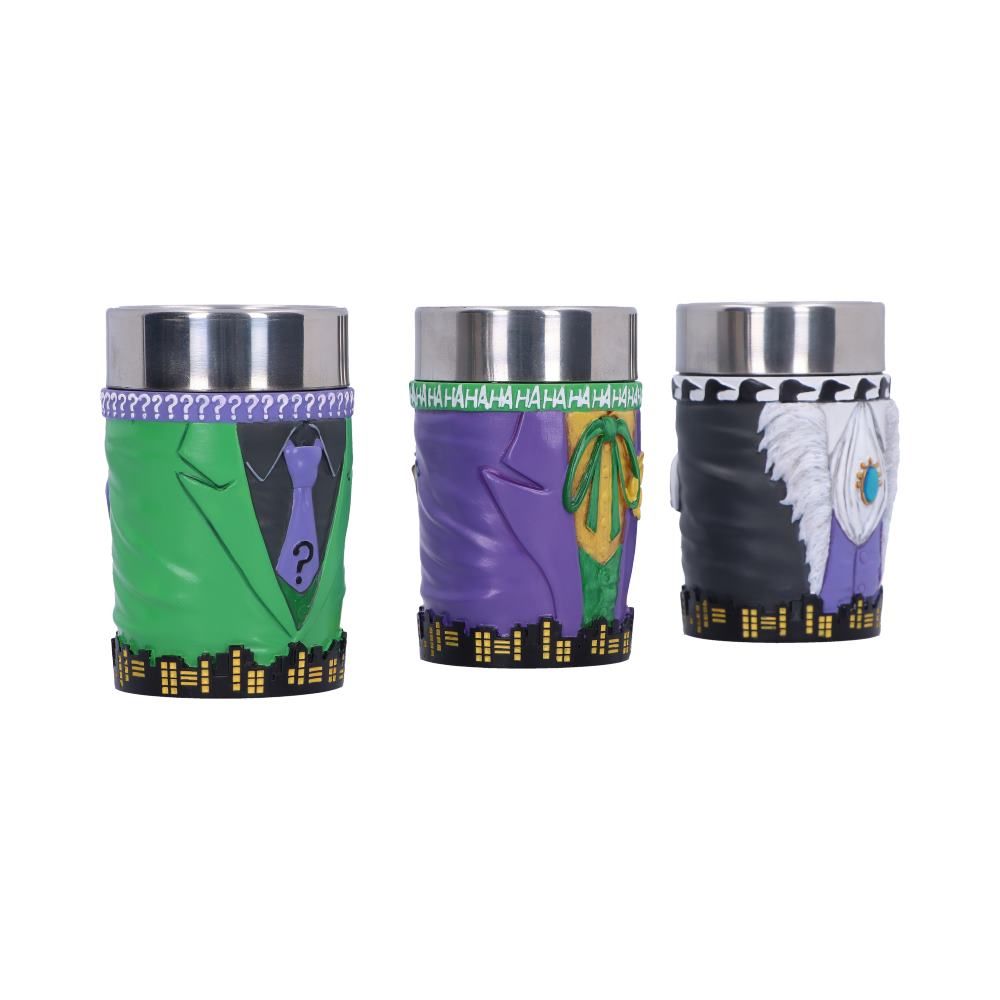 DC Batman Super-Villain Collectible Cup Set - Set Of 3