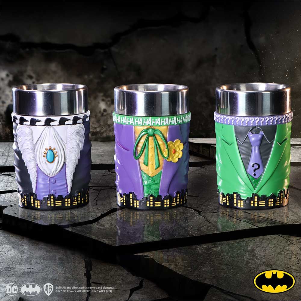 DC Batman Super-Villain Collectible Cup Set - Set Of 3