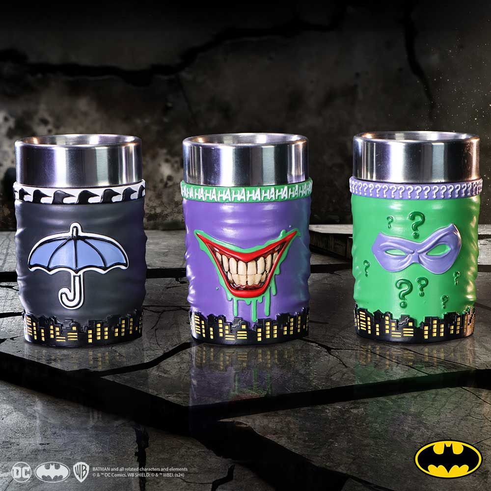 DC Batman Super-Villain Collectible Cup Set - Set Of 3