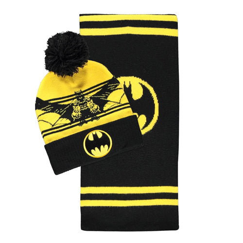Batman - Beanie & Scarf Gift Set