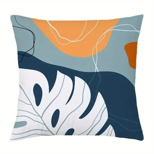 Botanical Leaves Cushion Cover 18"