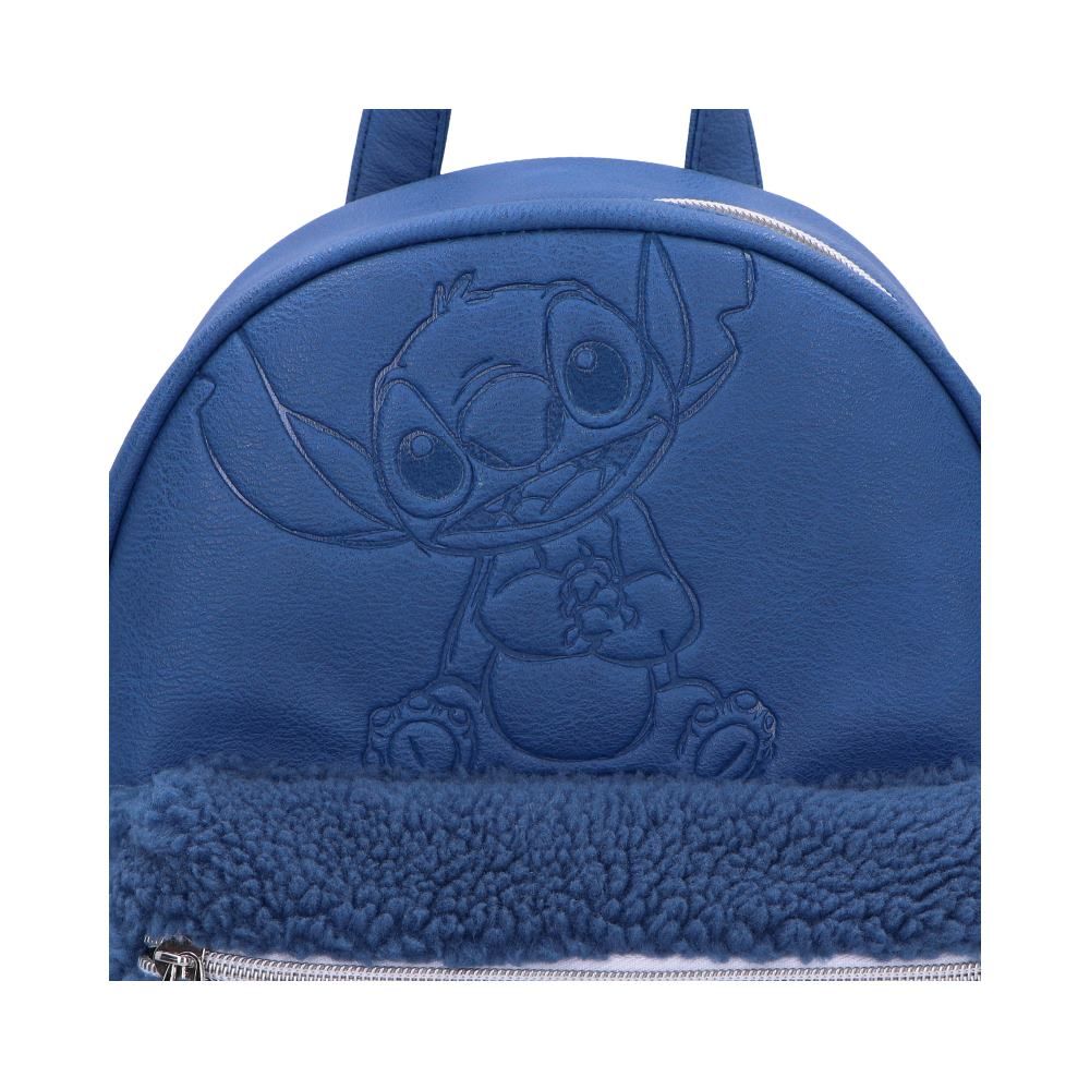Disney Stitch Fluffy Backpack - 28cm