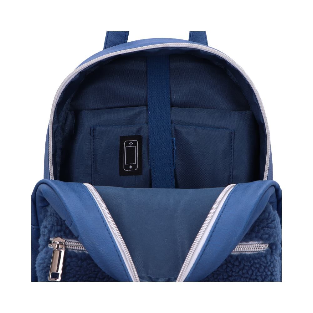 Disney Stitch Fluffy Backpack - 28cm