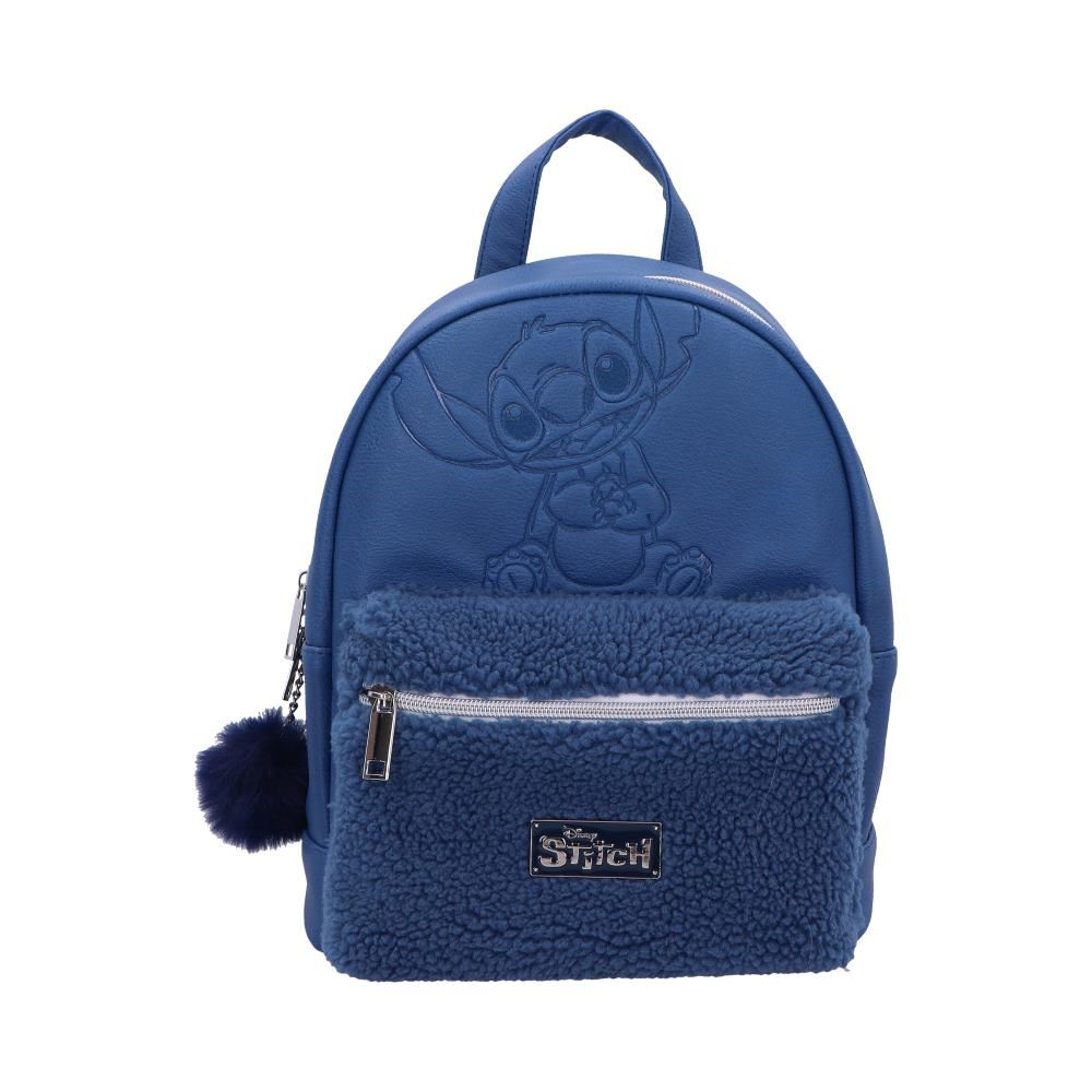 Disney Stitch Fluffy Backpack - 28cm