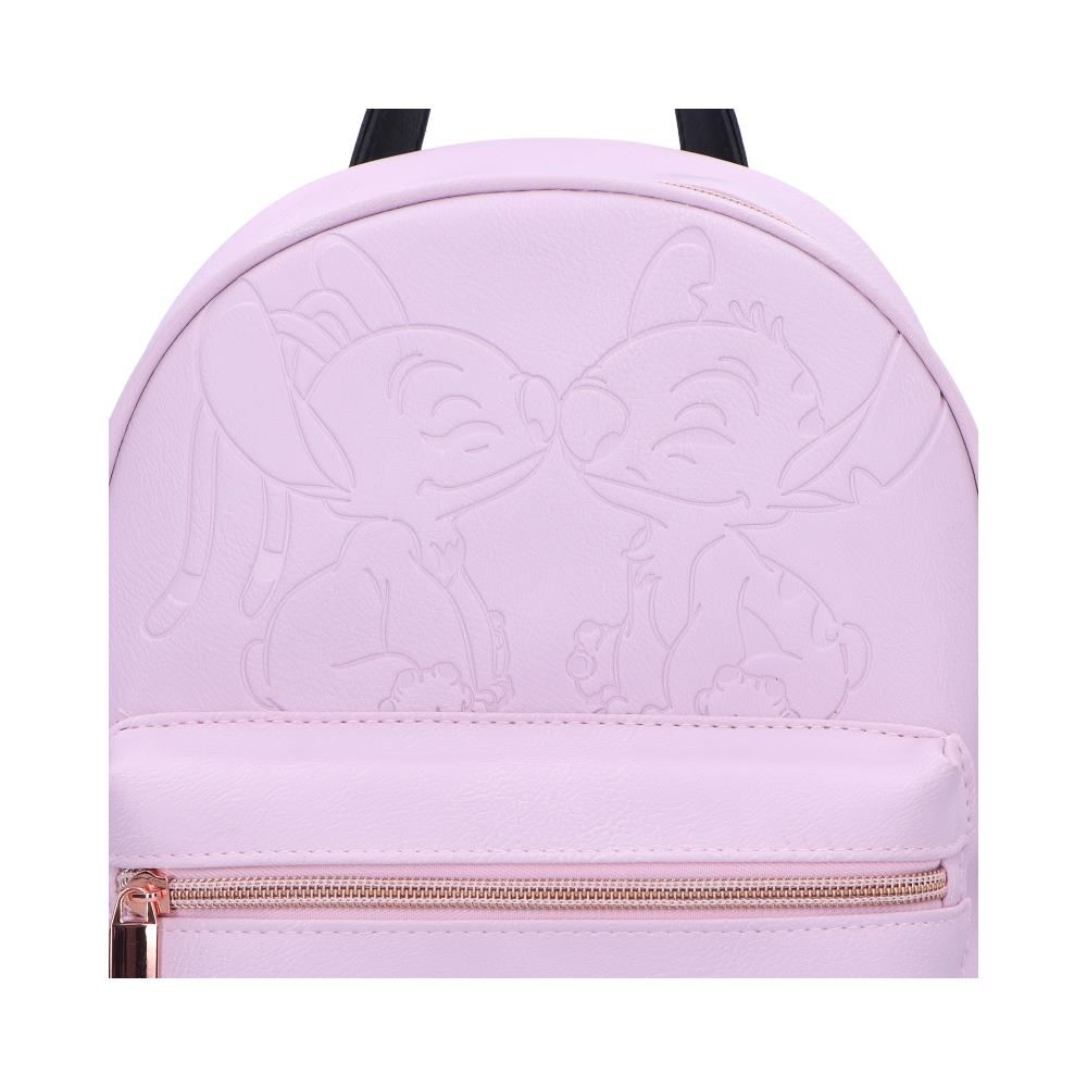 Disney Stitch & Angel Fluffy Backpack - 28cm