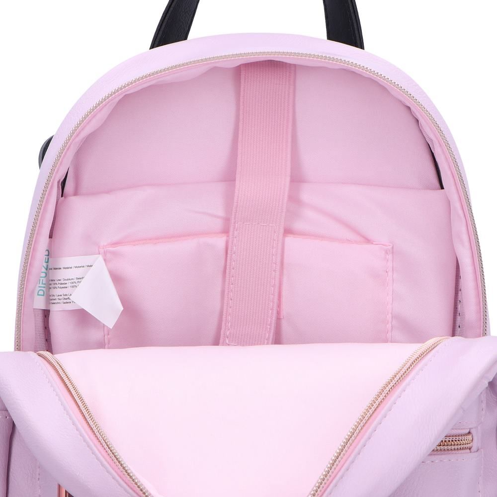 Disney Stitch & Angel Fluffy Backpack - 28cm
