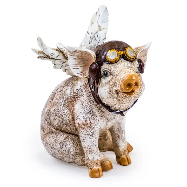 Sitting Piglet Pilot Figure - 15.5cm