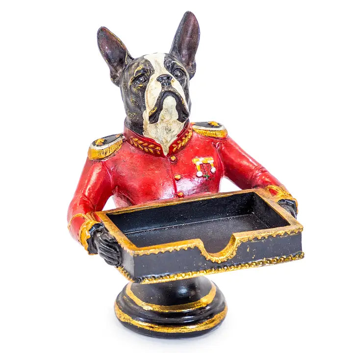 Gentry French Bulldog Card Holder/Sweet Tray - 18cm