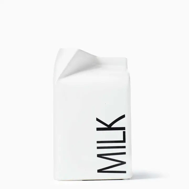 Minimalistic Milk Carton Vase - 20cm