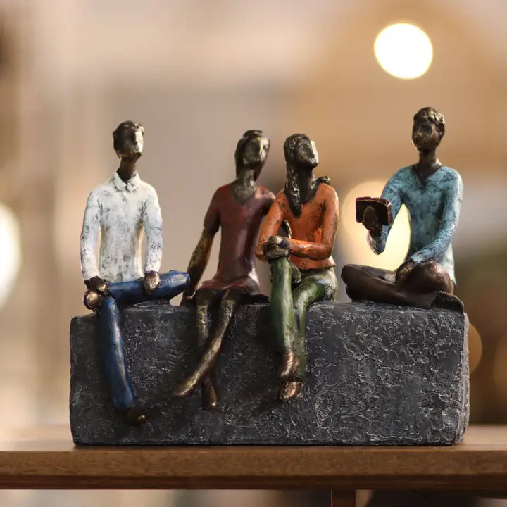 "Just Good Friends" Sculpture - 25cm