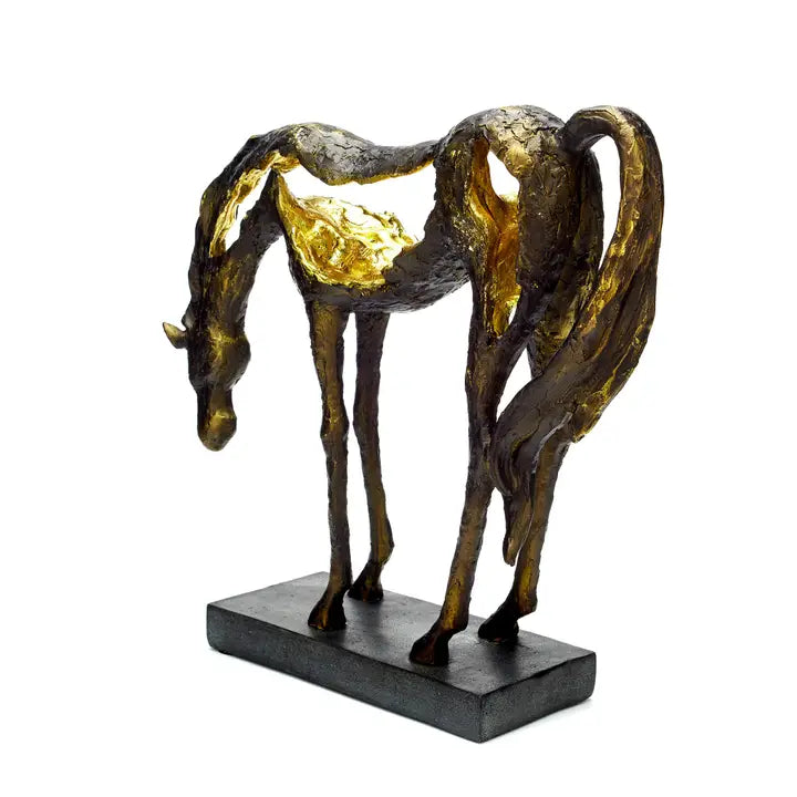 Grazing Horse Statue - 33cm