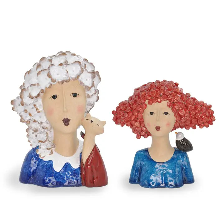 Amélie - Red Haired Lady with Bird - 27.5cm