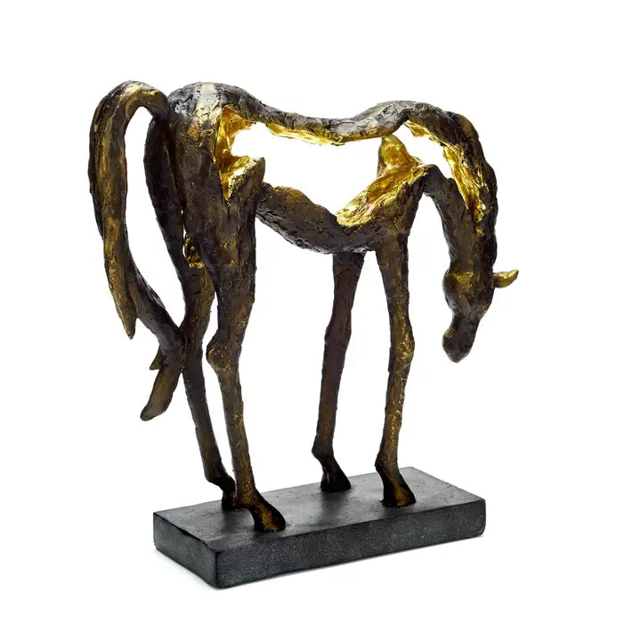 Grazing Horse Statue - 33cm