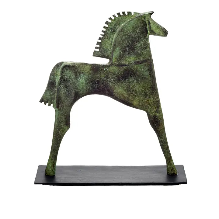 Trojan Metal Horse - 46cm