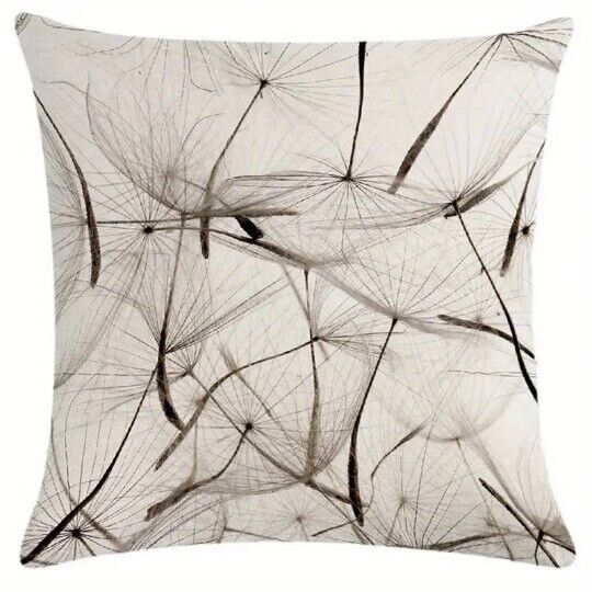 Dandelion Seeds Cushion Cover 18" Linen