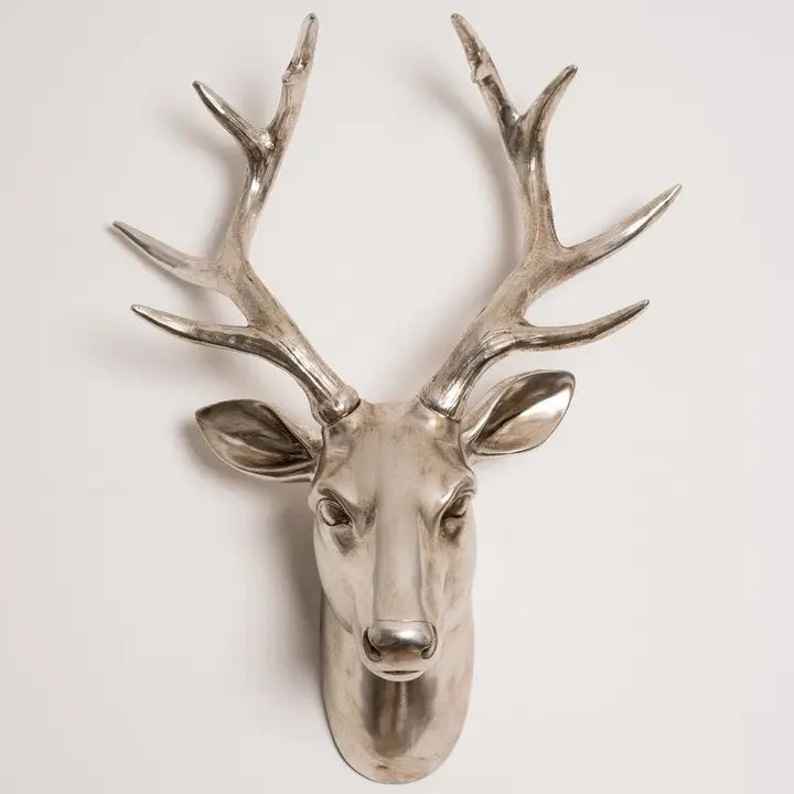 Champagne Stag Head - 43cm