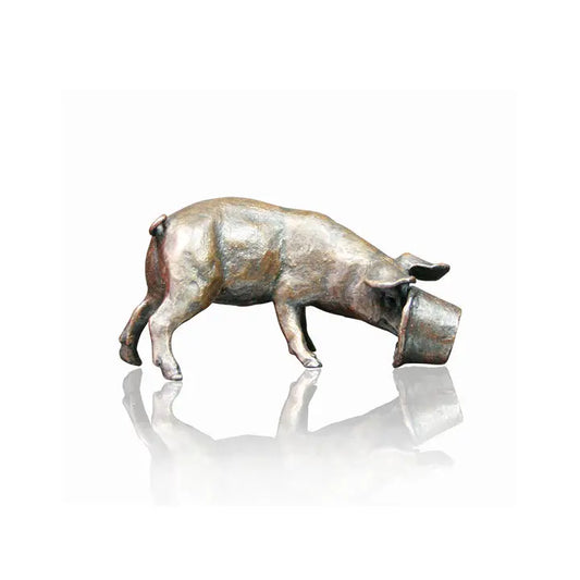 Limited Edition Bronze Little Pig - 5cm