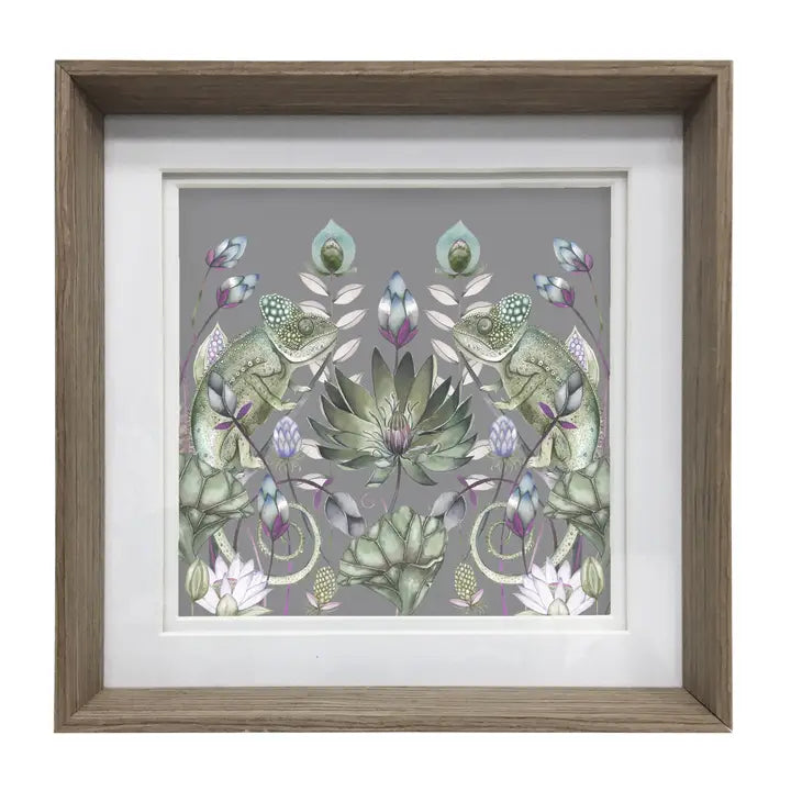 Oswai Framed Print Nut - 47x47cm