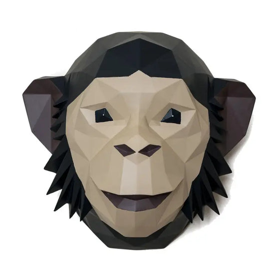 Origami Monkey Head - 36cm