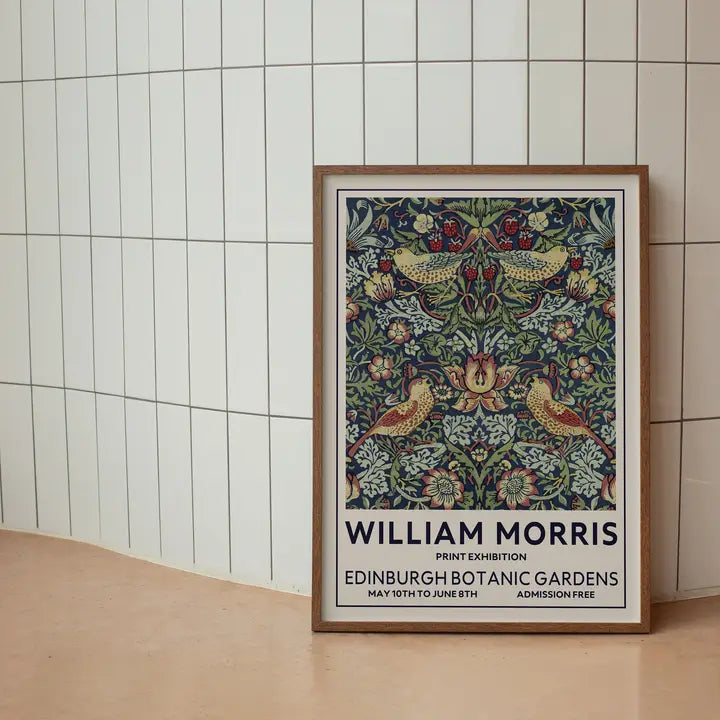William Morris Giclée Art Print, Edinburgh Botanic Bird