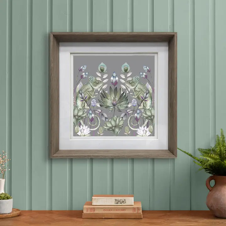 Oswai Framed Print Nut - 47x47cm