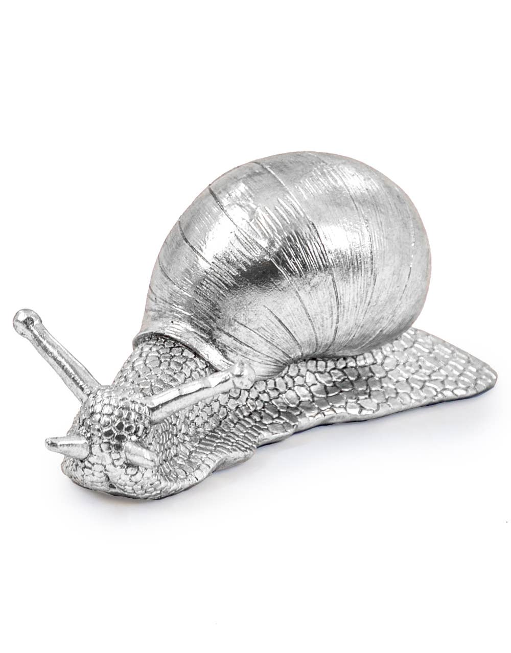 Silver Snail Figure