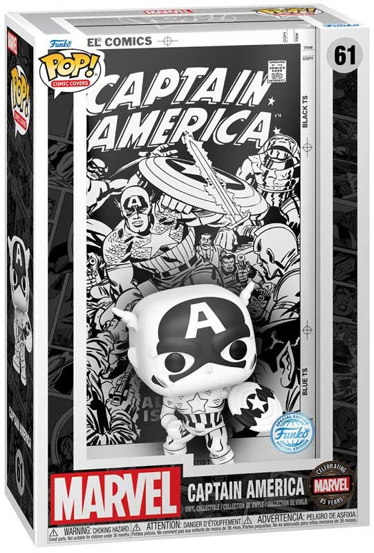 Captain America: Marvels 85th - Comic Cover Funko POP - Marvel Funko POP 61