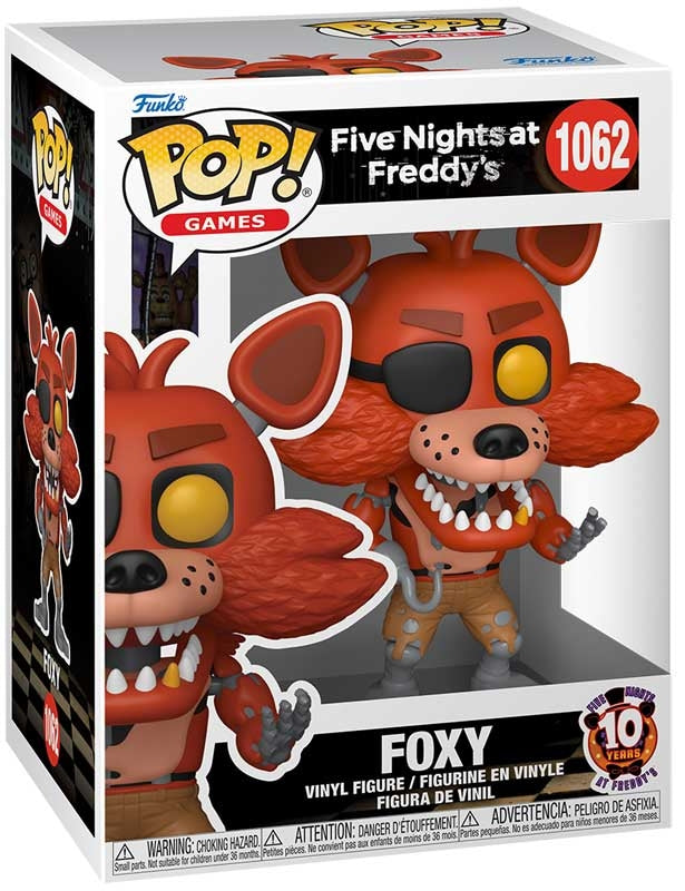 Foxy - FNAF 10 Years Funko POP - FNAF Funko POP 1062